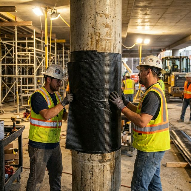 CFRP Karbon Elyaf Sarımı